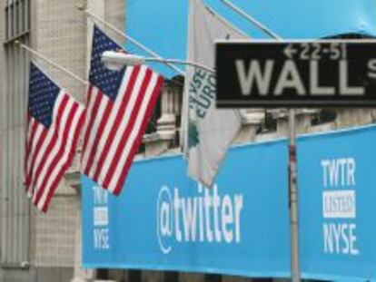 Twitter se desploma en Bolsa y el mercado cuestiona su modelo de negocio