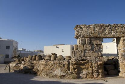 Un aspecto del Teatro Romano de Cádiz, en una foto tomada ayer.