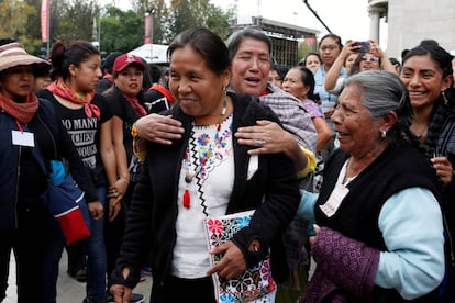 Marichuy, en un evento en Ciudad de México el 11 de febrero.