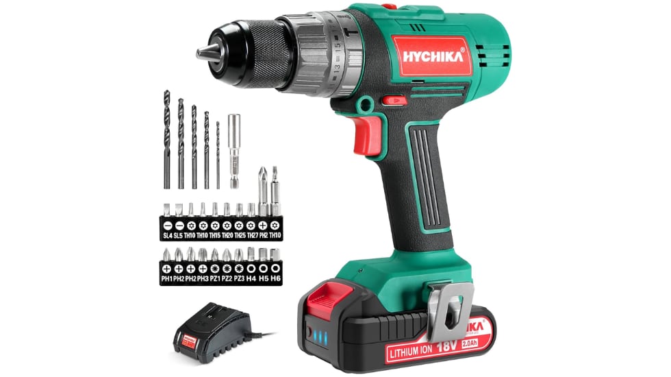 HYCHIKA Taladro Percutor Atornillador 18V 45Nm.