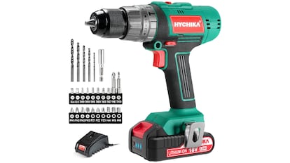 HYCHIKA Taladro Percutor Atornillador 18V 45Nm.