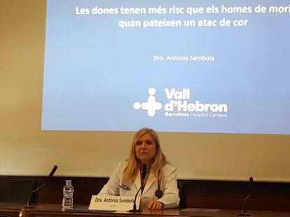 La doctora Antonia Sambola.