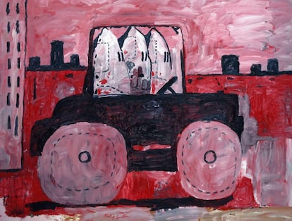 'City Limits' (1969), uno de los polémicos cuadros sobre el Ku Klux Klan de Philip Guston.