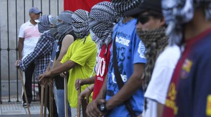 Protesto, na semana passada, contra o ajuste econômico de Macri.