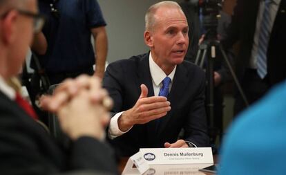 Dennis Muilenburg, presidente y CEO de Boeing.