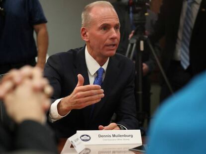 Dennis Muilenburg, presidente y CEO de Boeing.