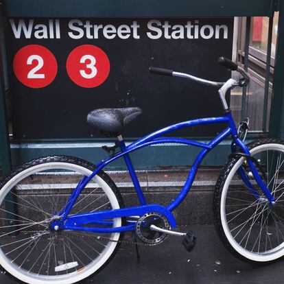 La bicicleta, un medio de transporte en auge en Manhattan.