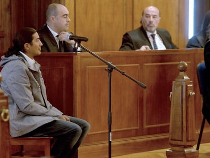 Jos&eacute; Luis Corti&ntilde;as durante el juicio este martes.