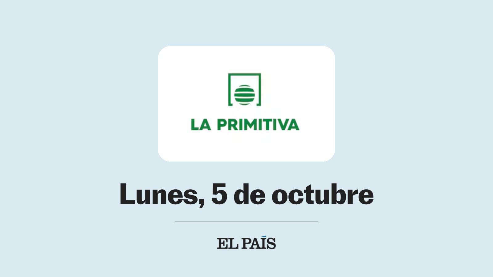 La Primitiva: comprobar sorteo del lunes 5 de octubre