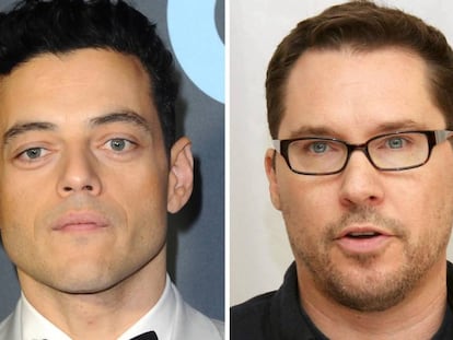 Rami Malek (izquierda) y Bryan Singer (derecha). 