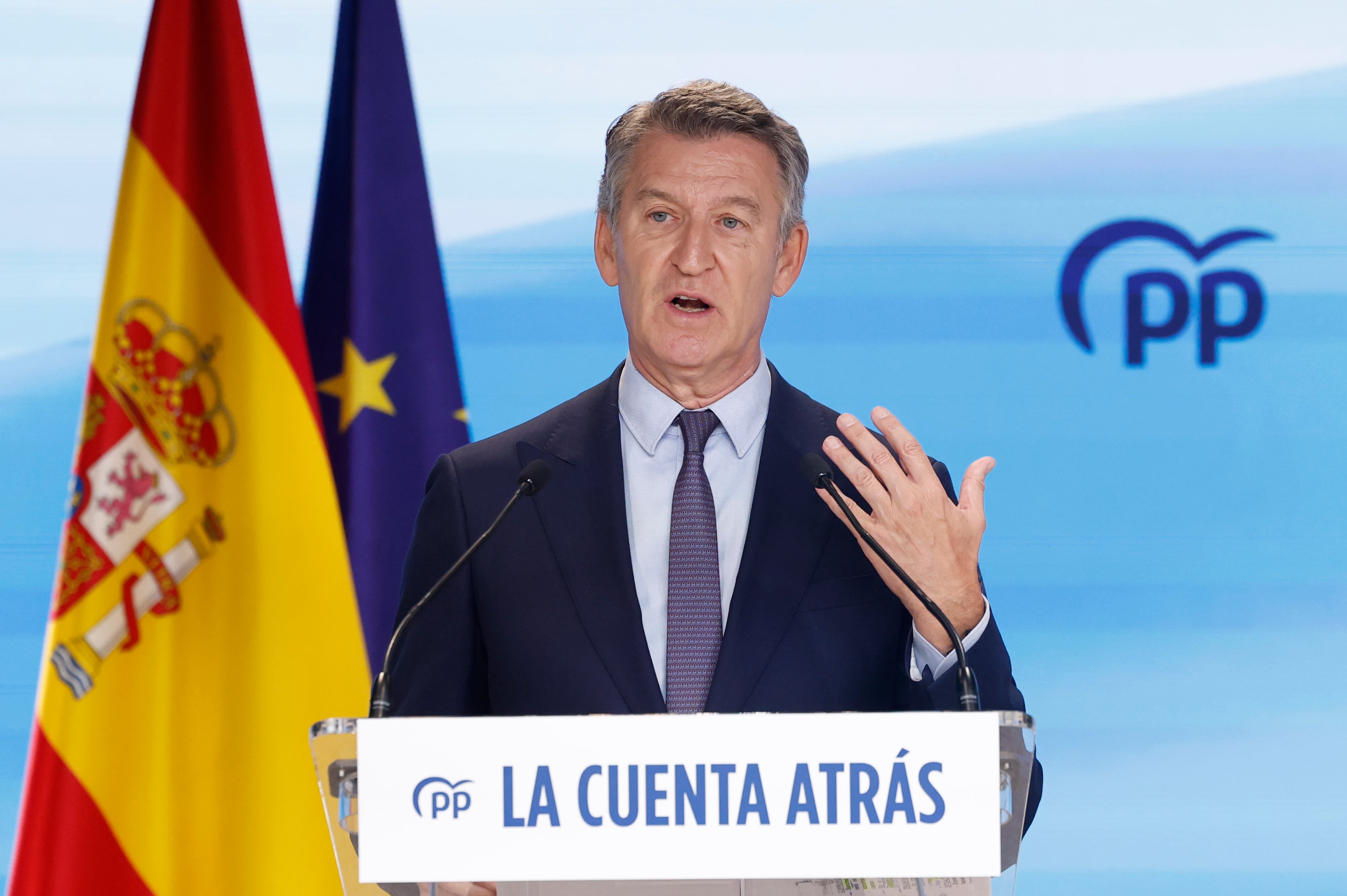 Última hora de la actualidad política, en directo | Feijóo: “Sin el Gobierno de Sánchez, Zapatero no habría podido delinquir”
