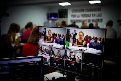 Grabacin y retransmisin en directo de la primera sesin de la comisin ciudadana por la Verdad en las Residencias celebrada en Madrid el 15 de septiembre de 2023. 