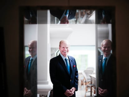 NASA Administrator Bill Nelson before the interview.