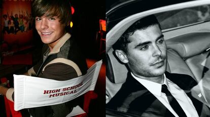 Zac Efron: 'High School Musical' le convirtió en el novio adolescente perfecto y 'Los vigilantes de la playa' le han elevado a la categoría de cachas oficial. Preferimos al Efron que no se peina como si tuviera un chuletón en la frente pero echamos de menos ese diastema que tenía en su más tierna infancia.