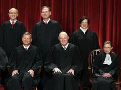 Membros do Corte Suprema de Justiça dos Estados Unidos.