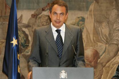 El presidente del Gobierno, durante una comparecencia en La Moncloa en agosto del año pasado.