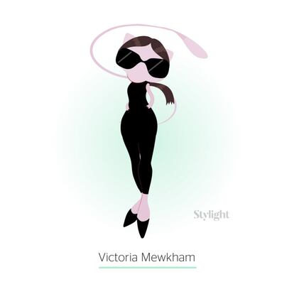 Victoria Mewkham surge la de la mezcla de la simpática criatura Mew y la siempre estilosa Victoria Beckham. Mew es un Pokémon color rosa, inteligente y lleno de vida. Su cuerpo esbelto y femenino es similar a la glamurosa silueta de la diseñadora británica, quien se animó a compartir una imagen de estas criaturas en su cuenta de Instagram.