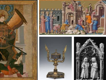 Diverses de les obres gòtiques que han aparegut a les publicacions de Francesca Español.