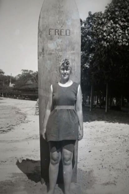 Sí, Agatha Christie era aficionada al surf.