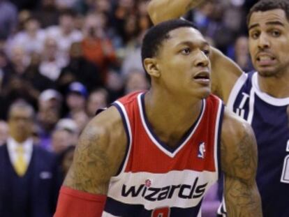 Bradley Beal durante el partido contra Oklahoma.