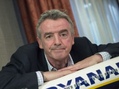 Ryanair CEO Michael O'Leary, during a press conference held in Madrid last month.