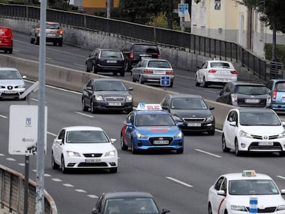 La autovía A-5, a su paso por Madrid. 