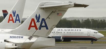 Aviones de American Airlines. 