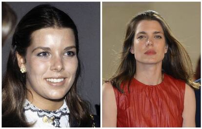 <strong>Caroline de Mônaco e Charlotte Casiraghi.</strong> Com apenas 25 anos, a vida de Caroline mudou por completo com a morte de sua mãe, a atriz Grace Kelly, em um acidente de carro. Caroline teve que assumir então o posto de primeira-dama. A princesa de Mônaco tem quatro filhos, Charlotte, Andrea e Pierre, fruto de seu casamento com Stefano Casiraghi; e Alexandra, con Ernest von Hanover, de quem está separada desde 2009. Charlotte Casiraghi, con 30 anos e um filho, é apaixonada pelo hipismo e foi protagonista da campanha Forever Now, da Gucci. Uma joia da coroa, ora.