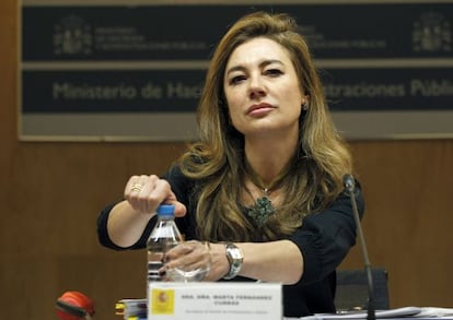 The secretary of state for the budget, Marta Fernández Currás.