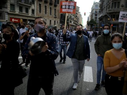 Colau apoya las restricciones para frenar el virus pero pide al Govern ayudas para el sector de la restauración