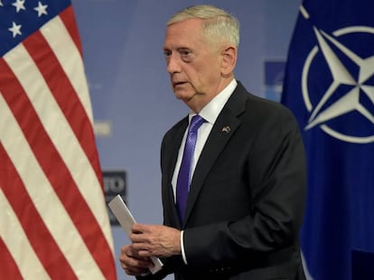 O ex-secretário de Defesa, Jim Mattis, em junho.