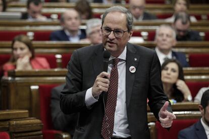 El presidente de la Generalitat, Quim Torra.