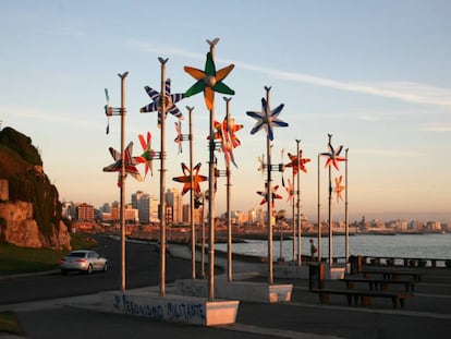 La zona de Punta Iglesias en Mar del Plata.