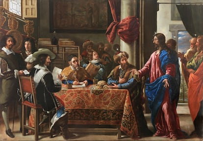 La vocación de San Mateo, de Juan de Pareja (1650), perteneciente a la colección del Museo del Prado.