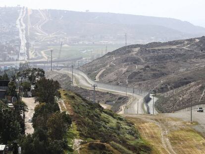 Frontera entre México y EE UU en Tijuana. 