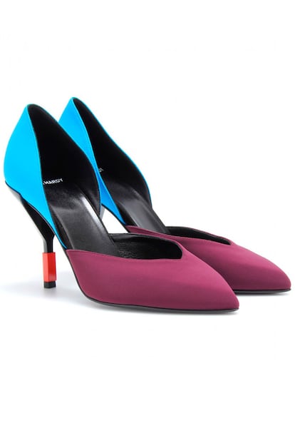 Zapatos color block de Pierre Hardy (225 euros).