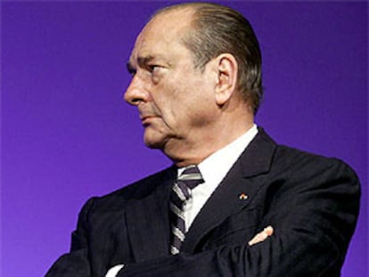 El presidente francés, Jacques Chirac.