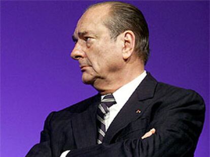 El presidente francés, Jacques Chirac.