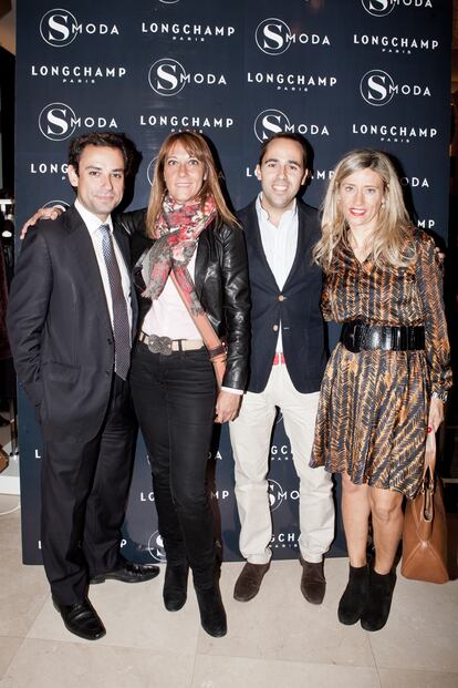 José Manuel Manrique, de Rolex; Val Caballero, de MPG; Juan Jesús Rosa, de Nivea; y Elena Ferreras, directora de Publicidad de S Moda.