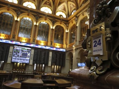 Bolsa de Madrid.