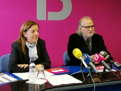 Núria Llorach i Andreu Manresa presenten el nou canal.