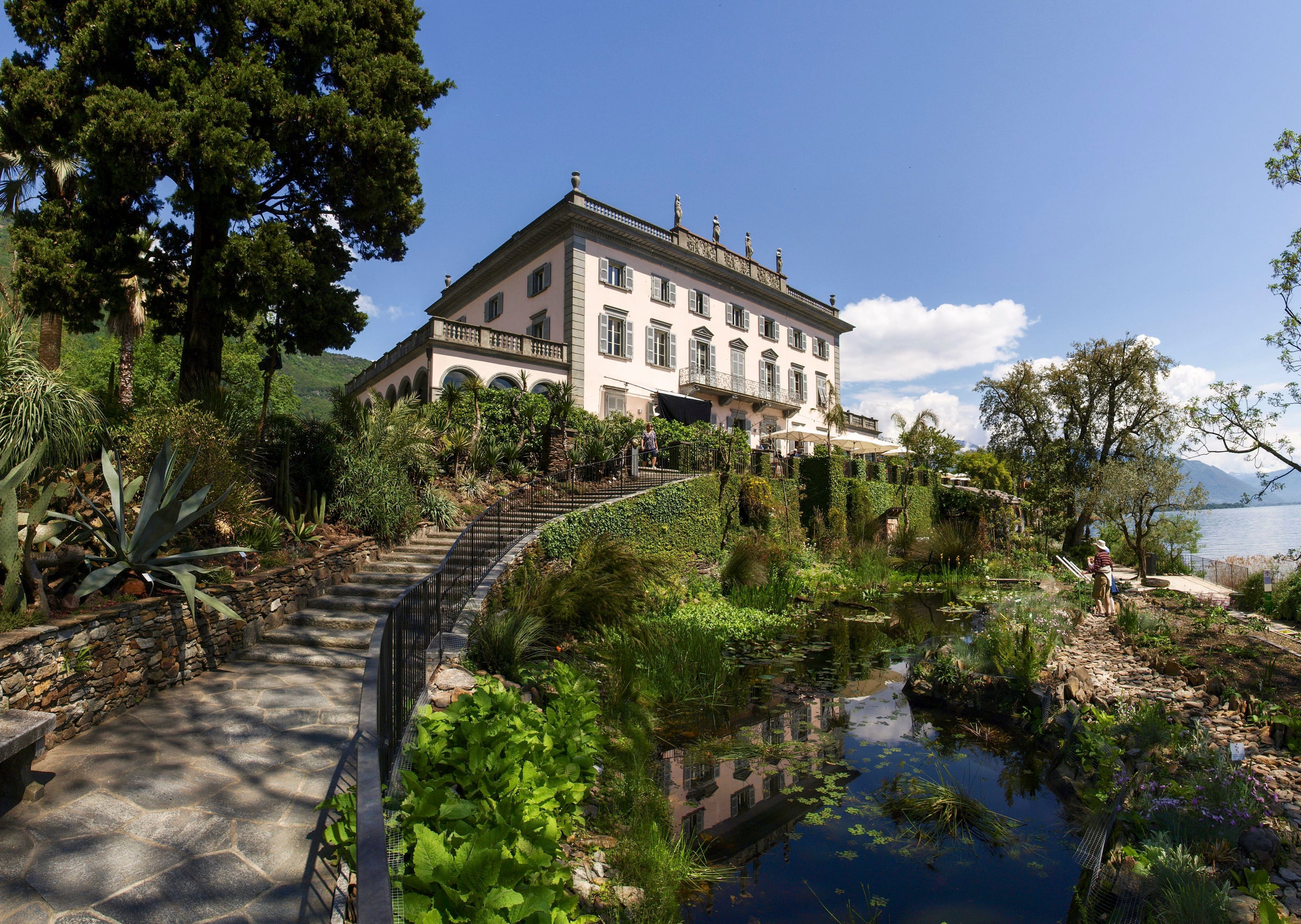  Una vista de Brissago, la isla botánica situada en el lago Maggiore.