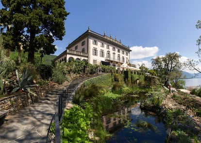  Una vista de Brissago, la isla botánica situada en el lago Maggiore.