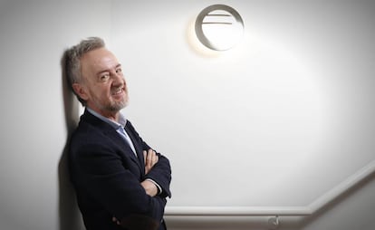 Carlos Hipólito, la semana pasada en la sede del Festival de Almagro en Madrid.