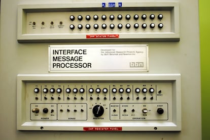 Procesador de interfaz de mensajes (algo parecido al router) de Arpanet, la red por la que circuló Creeper