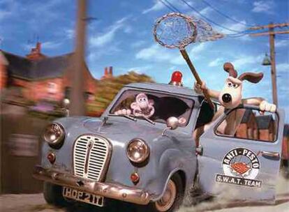 Imagen de la comedia <i>Wallace & Gromit.</i>