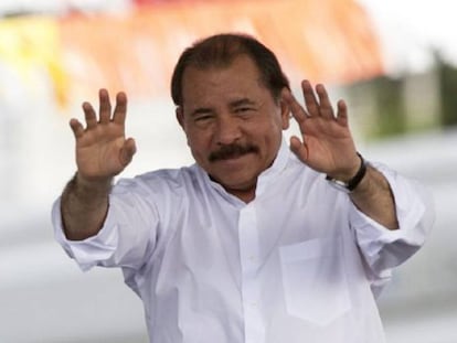 El presidente de Nicaragua Daniel Ortega.