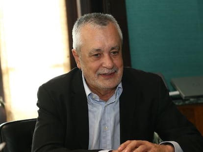 El Presidente de la Junta de Andalucía, José Antonio Griñán