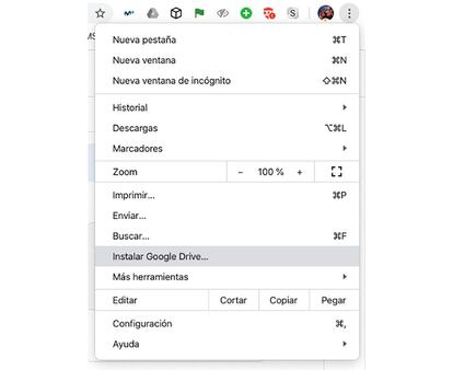 Instalar Google Drive en el ordenador.
