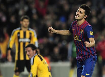 El asturiano puso fin a su mala racha marcado el cuarto gol del Barcelona ante el Zaragoza.